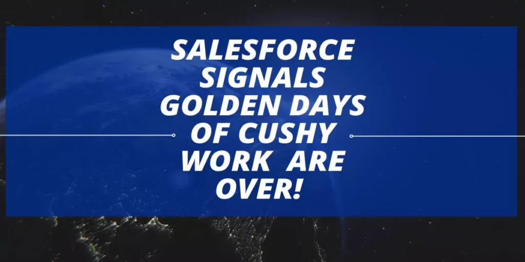 salesforce signals the golden age of tech jobs is over